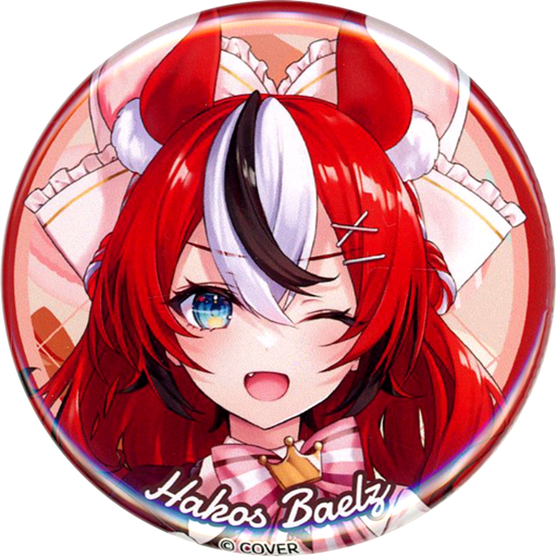Hakos Baelz Virtual YouTuber Hololive English Button Valentine's Day 2023 [USED]