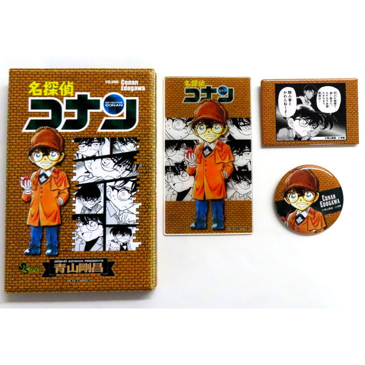 Conan Edogawa Detective Conan Button Book Shonen Sunday Premium Shop Limited [USED]