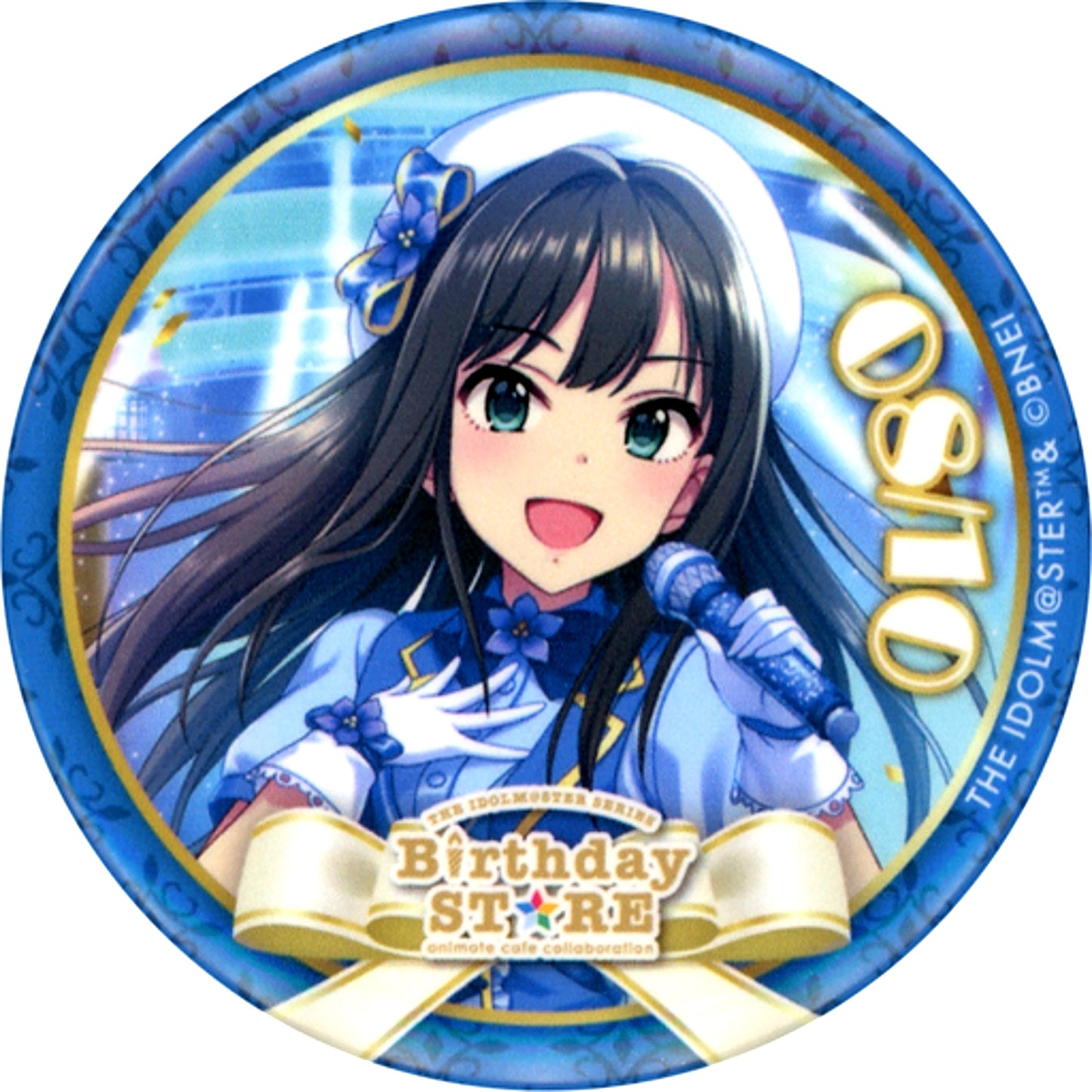 Rin Shibuya The Idolmaster Series Birthday Store - August Trading Birthday Badge - August Ver. Group 1 [USED]
