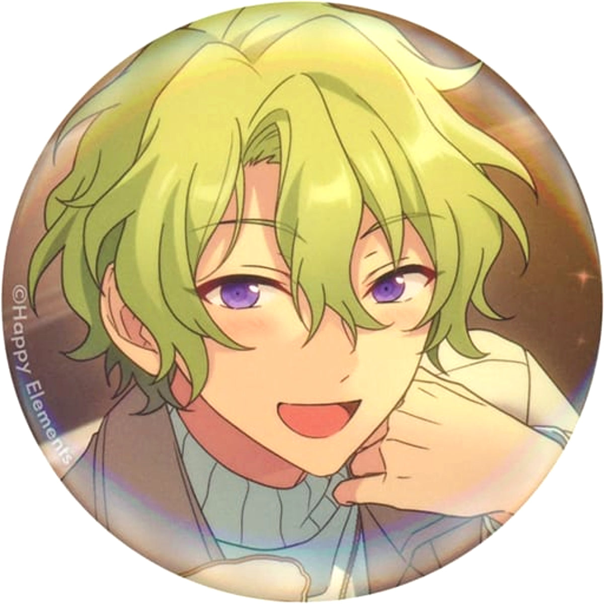 Ensemble Stars!! Hiyori Tomoe Feature Scout 2 Can Badge 2022 Winter Casual Side Buttons [USED]