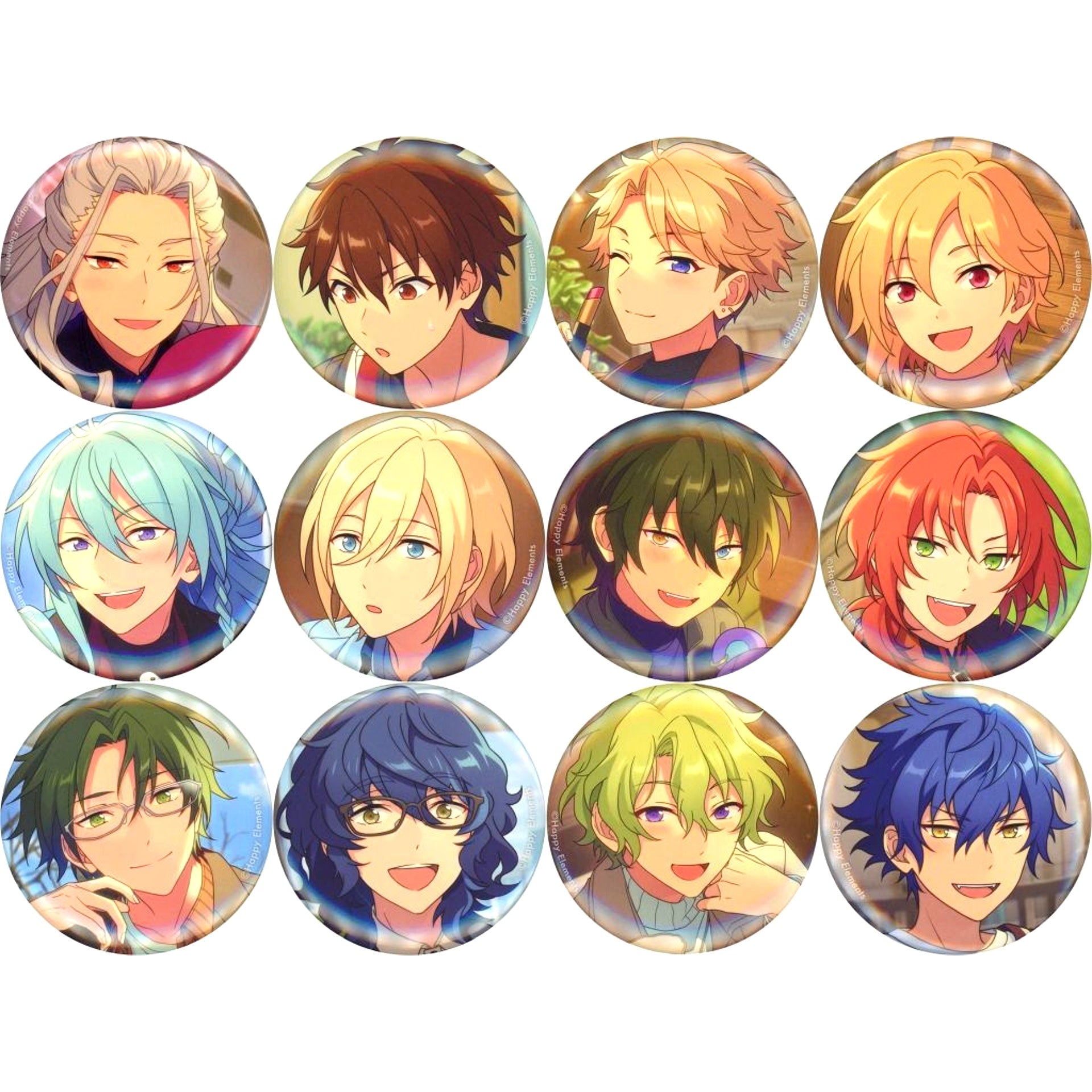 Set of 12 Ensemble Stars!! Feature Scout 2 Button 2022 WINTER -Casual Side- [USED]