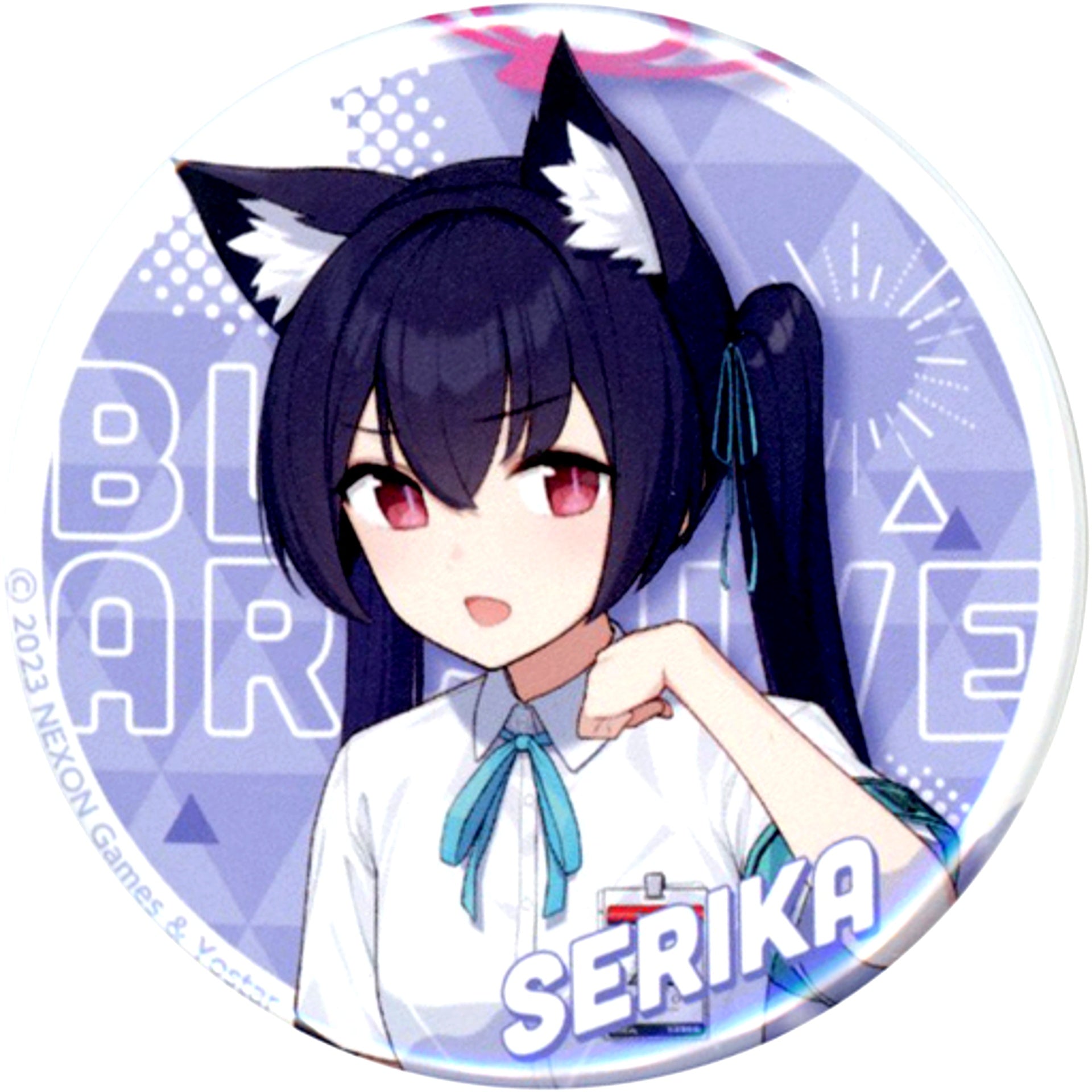Serika Kuromi Blue Archive 2.5th Anniversary POP UP STORE in Akiba CO Gallery Trading Drawn Button [USED]
