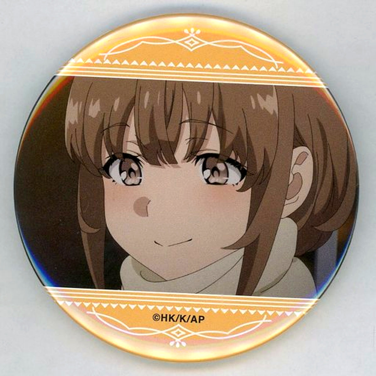 Kaede Azusagawa Rascal Does Not Dream of a Sister Venturing Out Scene Shot 2 75mm Button D-8 Prize Kujibikido Online Kuji [USED]