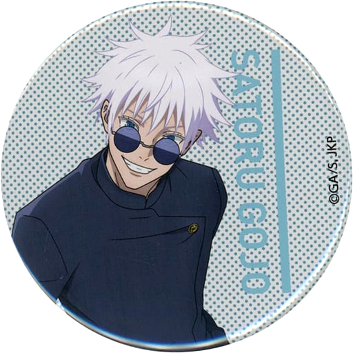 Jujutsu Kaisen Satoru Gojo Kaigyoku Gyokusetsu Can Badge Jujutsu Kaisen Cafe 2023 Limited Buttons [USED]