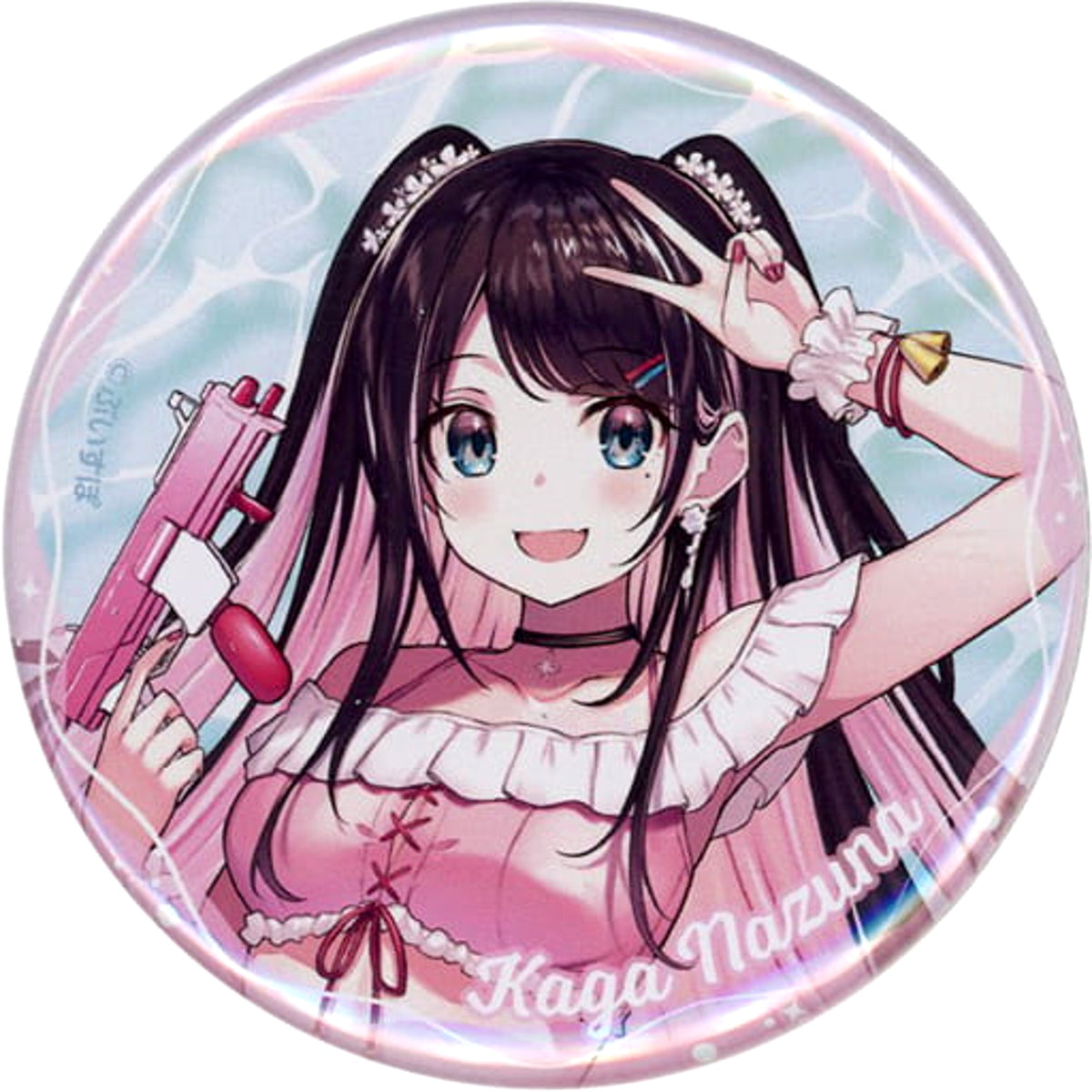 VTuber Vspo! Nazuna Kaga Random Can Badge Vspo Summer Comics 2023 C102 Limited Buttons [USED]