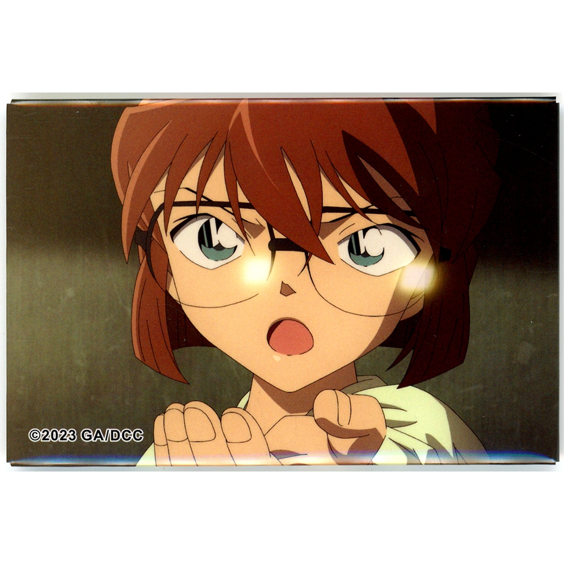 Ai Haibara Detective Conan Black Iron Submarine Movie 26th Scene Shot Trading Square Button [USED]