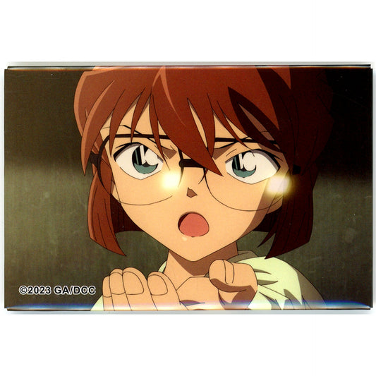 Ai Haibara Detective Conan Black Iron Submarine Movie 26th Scene Shot Trading Square Button [USED]