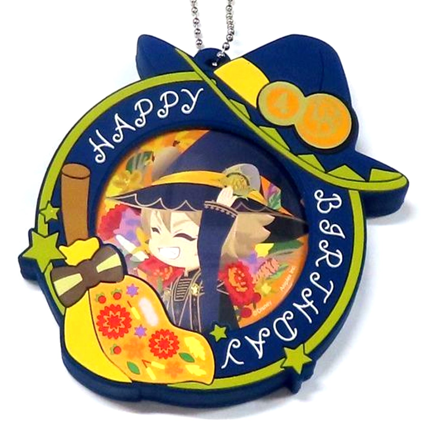 Ruggie Bucchi Disney Twisted Wonderland Bloom Birthday Button with Cover Ruggies Birthday Memorial Goods [USED]