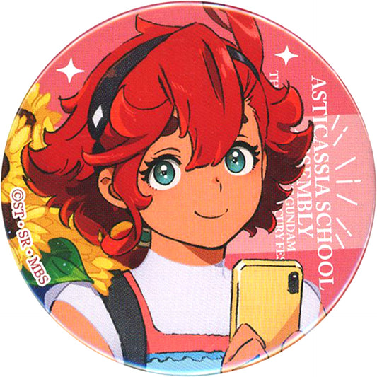 Suletta Mercury Mobile Suit Gundam The Witch from Mercury Fes Asticassia School Assembly Trading Can Badge [USED]