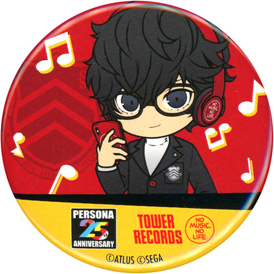 Protagonist Persona 5 Persona 25th Anniversary x TOWER RECORD Trading Button [USED]
