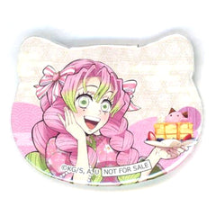 Demon Slayer: Kimetsu no Yaiba Mitsuri Kanroji Newly Drawn Cat-Shaped Button Namja Town: Ikoi no Sato Meguri Limited Mini Game Karakuri Ningyo Yoriichi Zeroshiki Sento Kunren! Kamado Tanjiro / Karakuri Ningyo Sento Kunren! Tokito Muichiro / Mitsuri no Shi