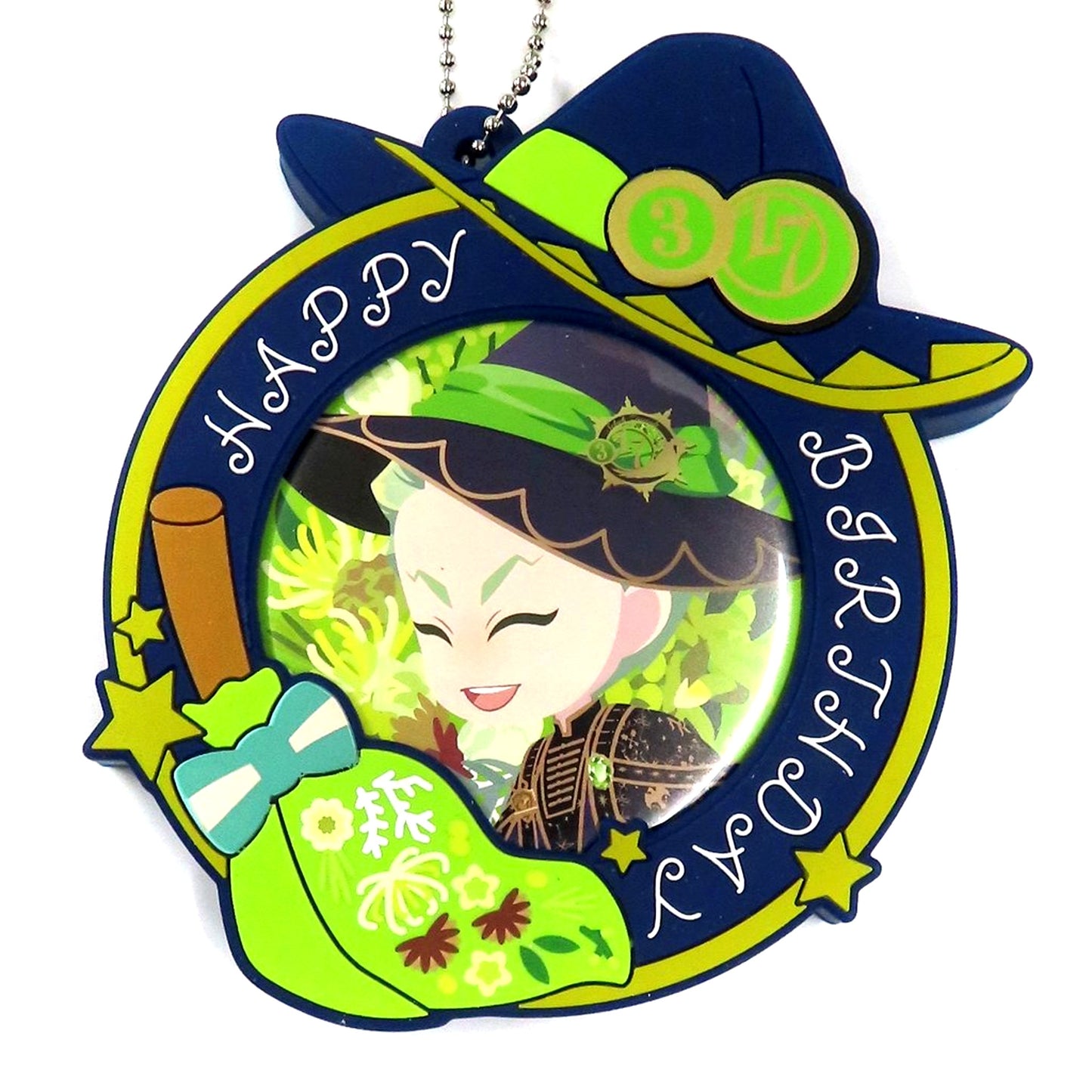 Sebek Zigvolt Disney Twisted Wonderland Bloom Birthday Button with Cover Sebeks Birthday Memorial Goods [USED]