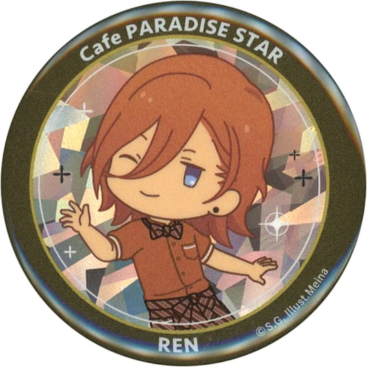 Uta no Prince Sama Ren Jinguji Special Trading Can Badge SHINING Ver. Cafe Paradise Star Season 1-4 in Sweets Paradise Limited Buttons [USED]