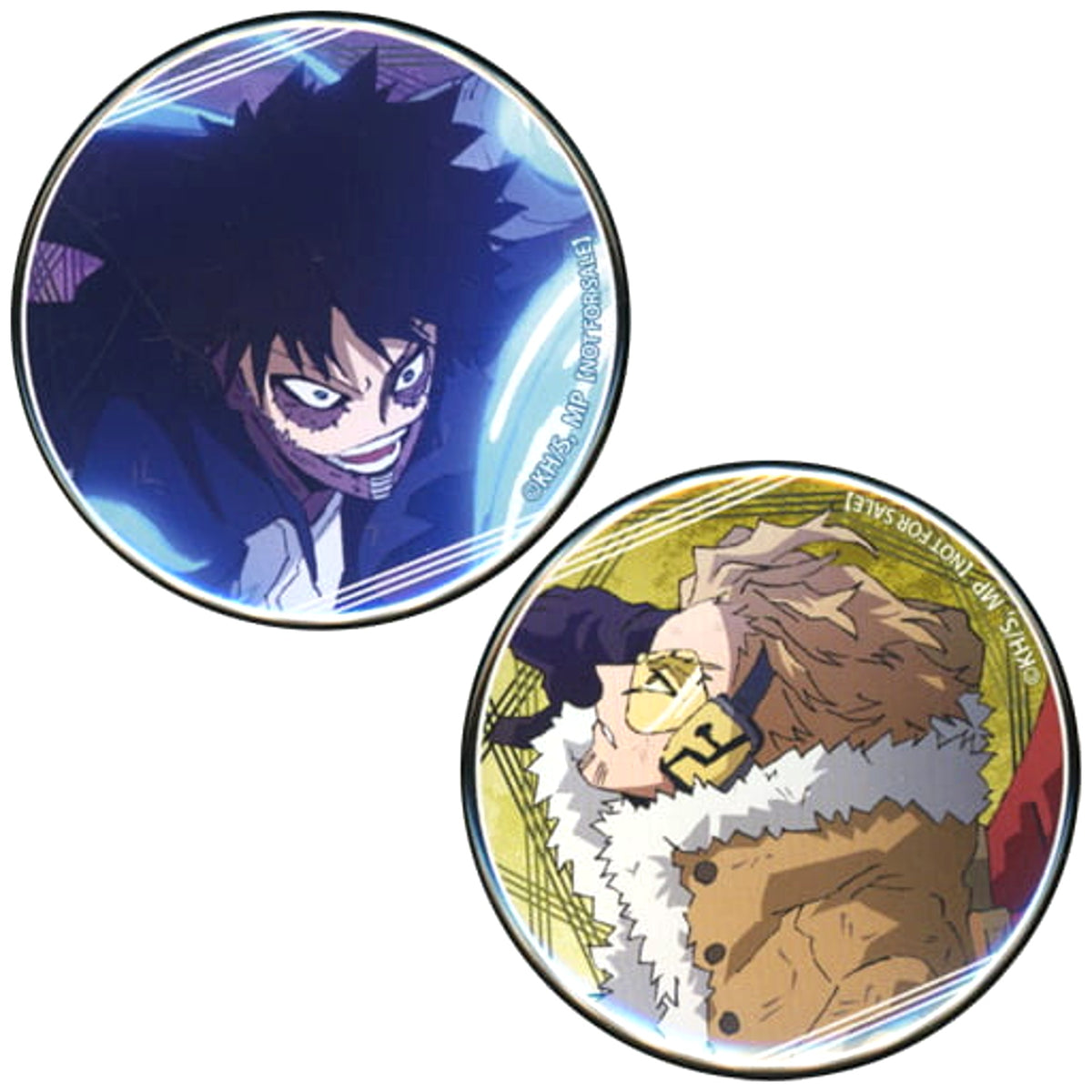 My Hero Academia Hawks Dabi Can Badge animate Limited Blu-ray/DVD 6th Vol.4 Purchase Bonus Buttons [USED]
