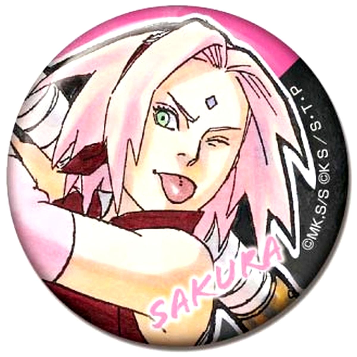 Sakura Haruno Naruto Shippuden Can Button [USED]