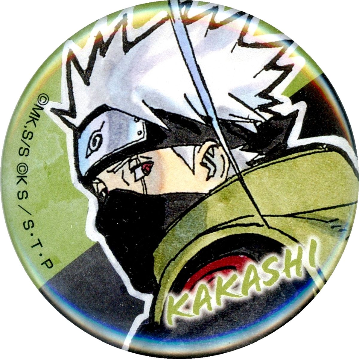 Kakashi Hatake Naruto Shippuden Can Button [USED]