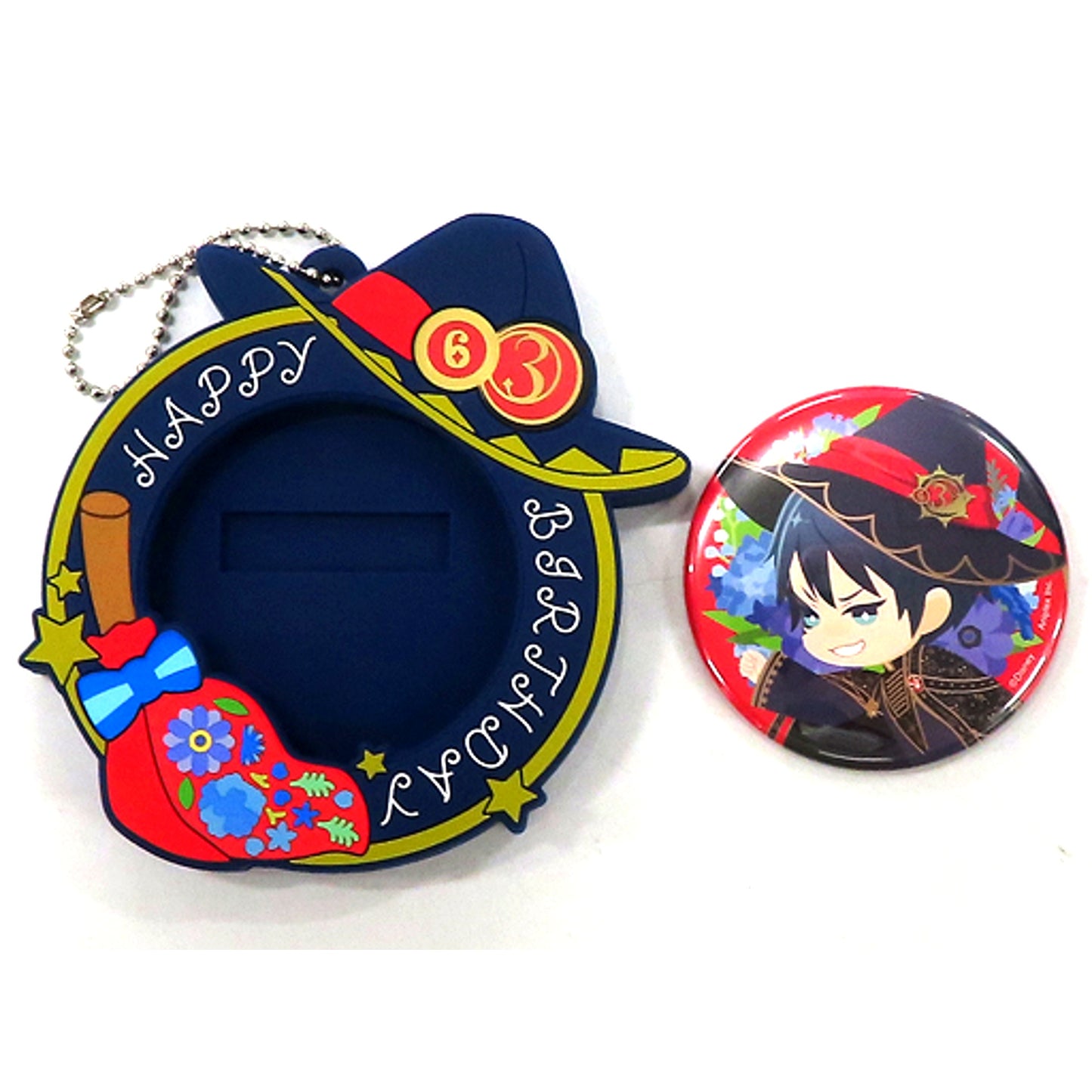Deuce Spade Bloom Birthday Cover Button Disney Twisted-Wonderland Deuce Birthday Memorial Goods [USED]