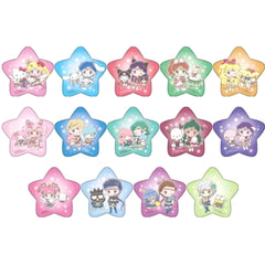 Sailor Moon Cosmos X Sanrio Characters Usagi Tsukino & Others Aurora Star Can Badge Collection All 14 Types Set Buttons [USED]