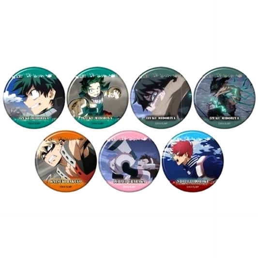 My Hero Academia Katsuki Bakugo & Others Character Badge Collection Hero All 7 Types Set Buttons [USED]