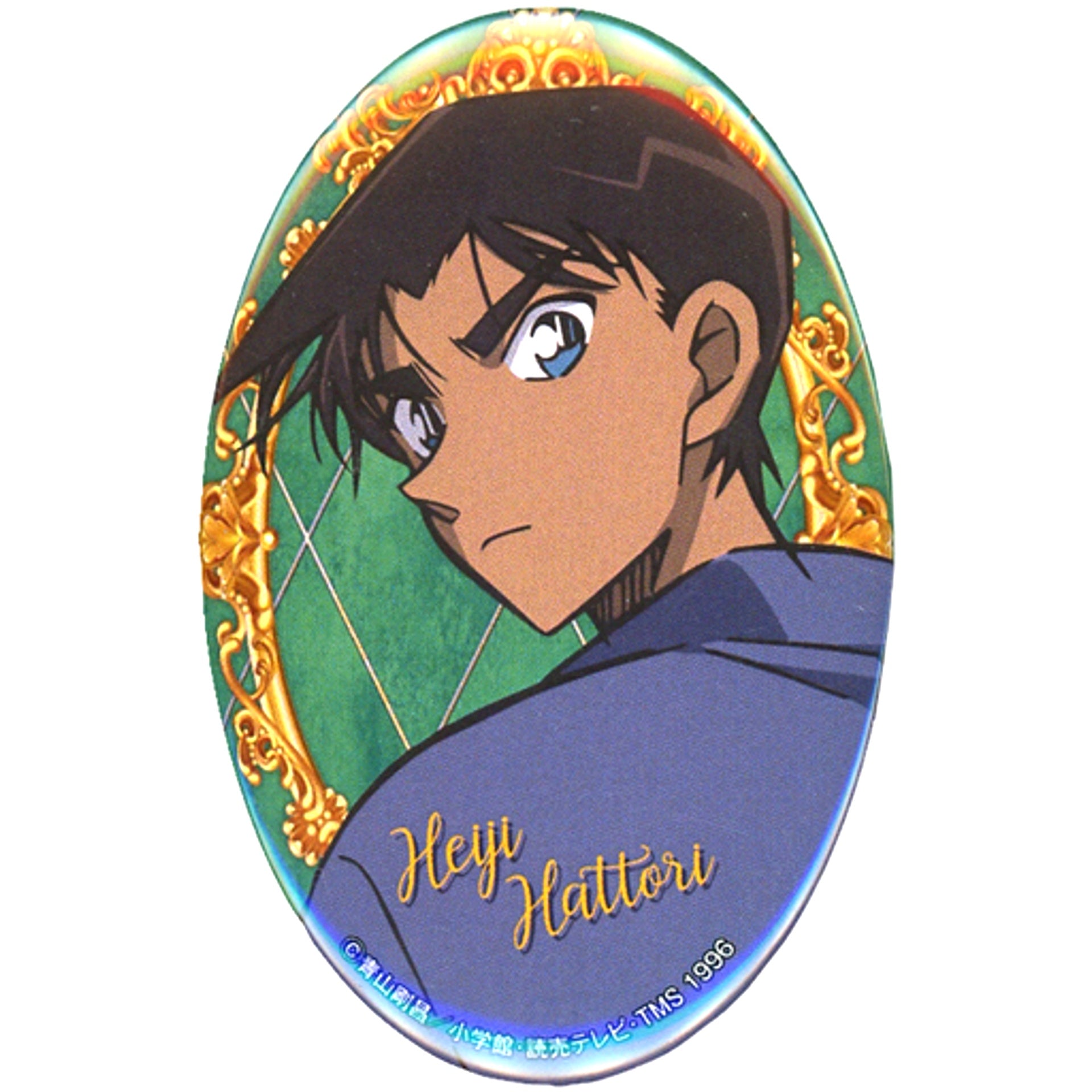 Heiji Hattori Detective Conan Original Button Incident Occurred Challenge the Mystery Prize Detective Conan Plaza [USED]