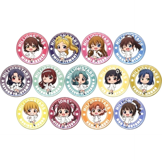 Set of 13 The Idolmaster Million Live! Act 1 Theater Advance Screening Trading Mini Character Badge Collection Vol. 1 Theater Goods [USED]