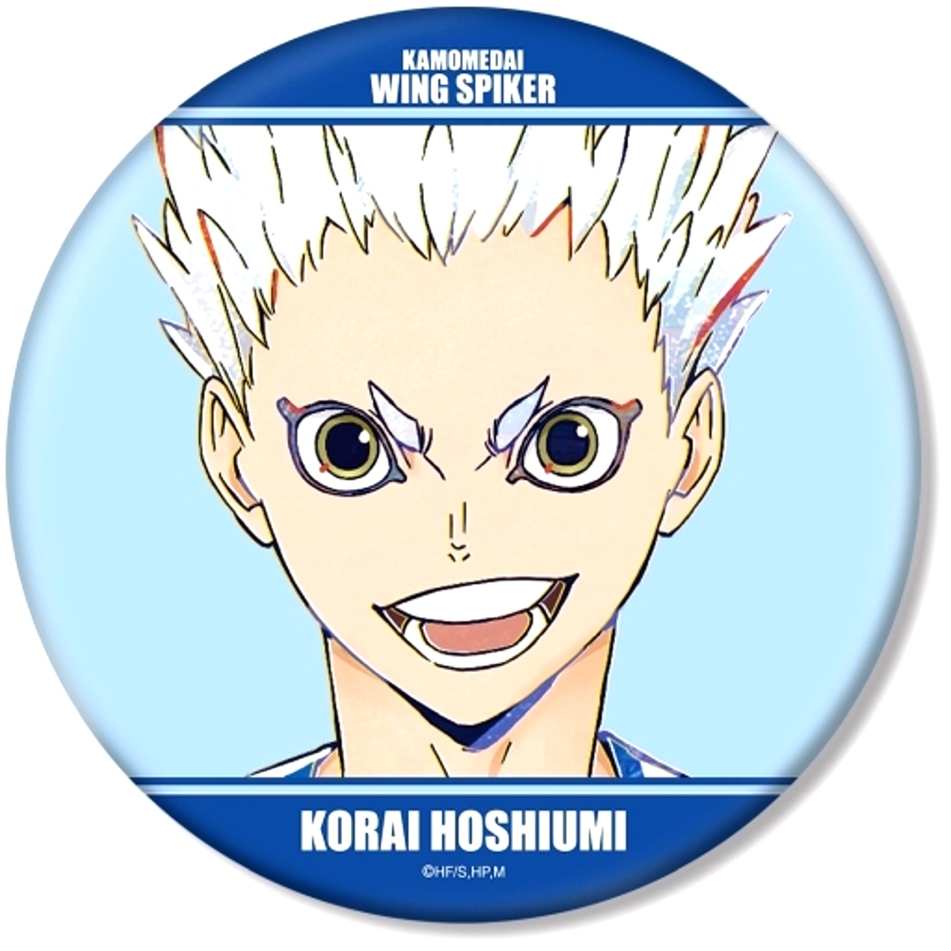 Korai Hoshiumi Haikyu!! Ani-Art 6th BIG Button [USED]