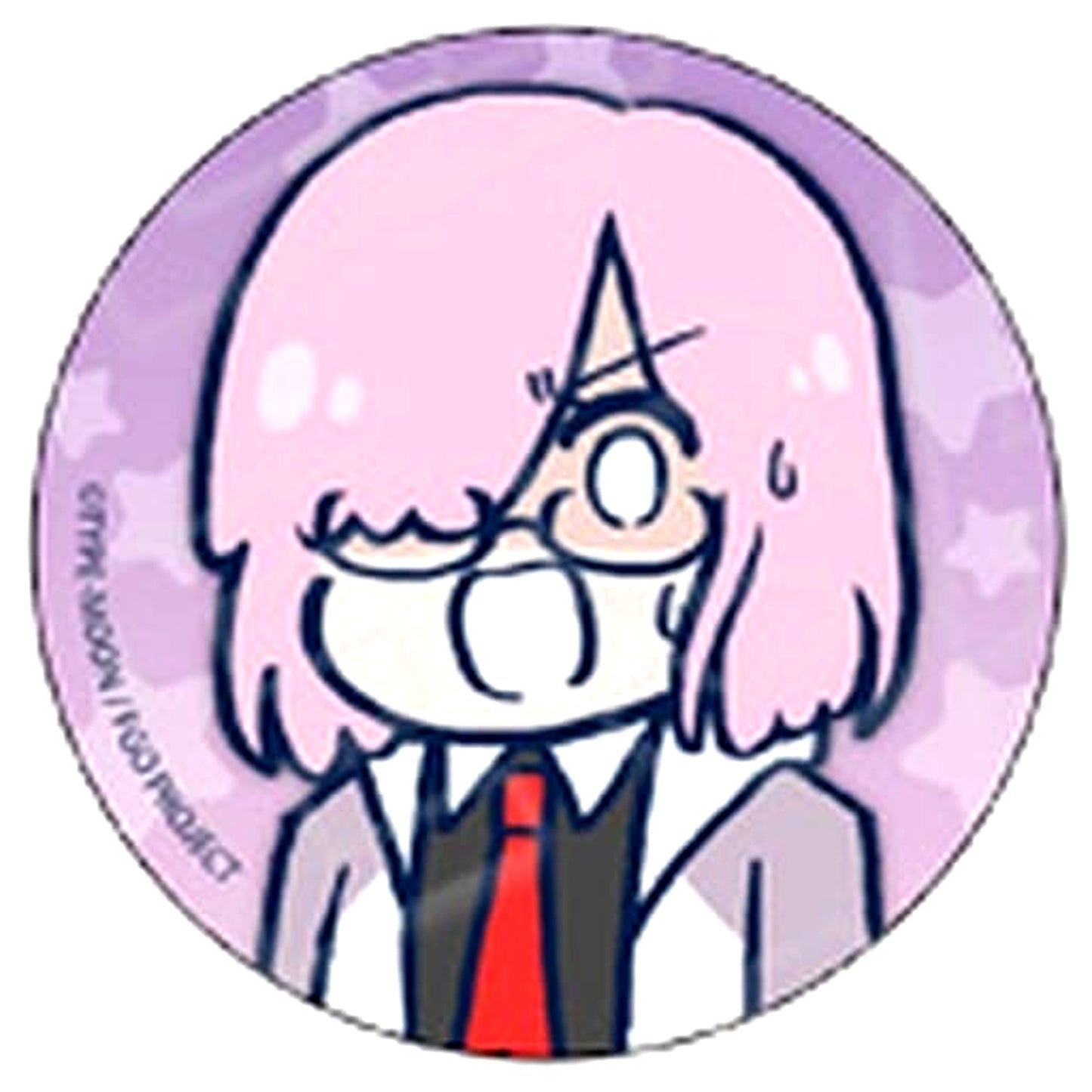 Fate/Grand Order Mash Kyrielight Ritsuka Fujimaru Doesn't Get It Can Badge A [USED]