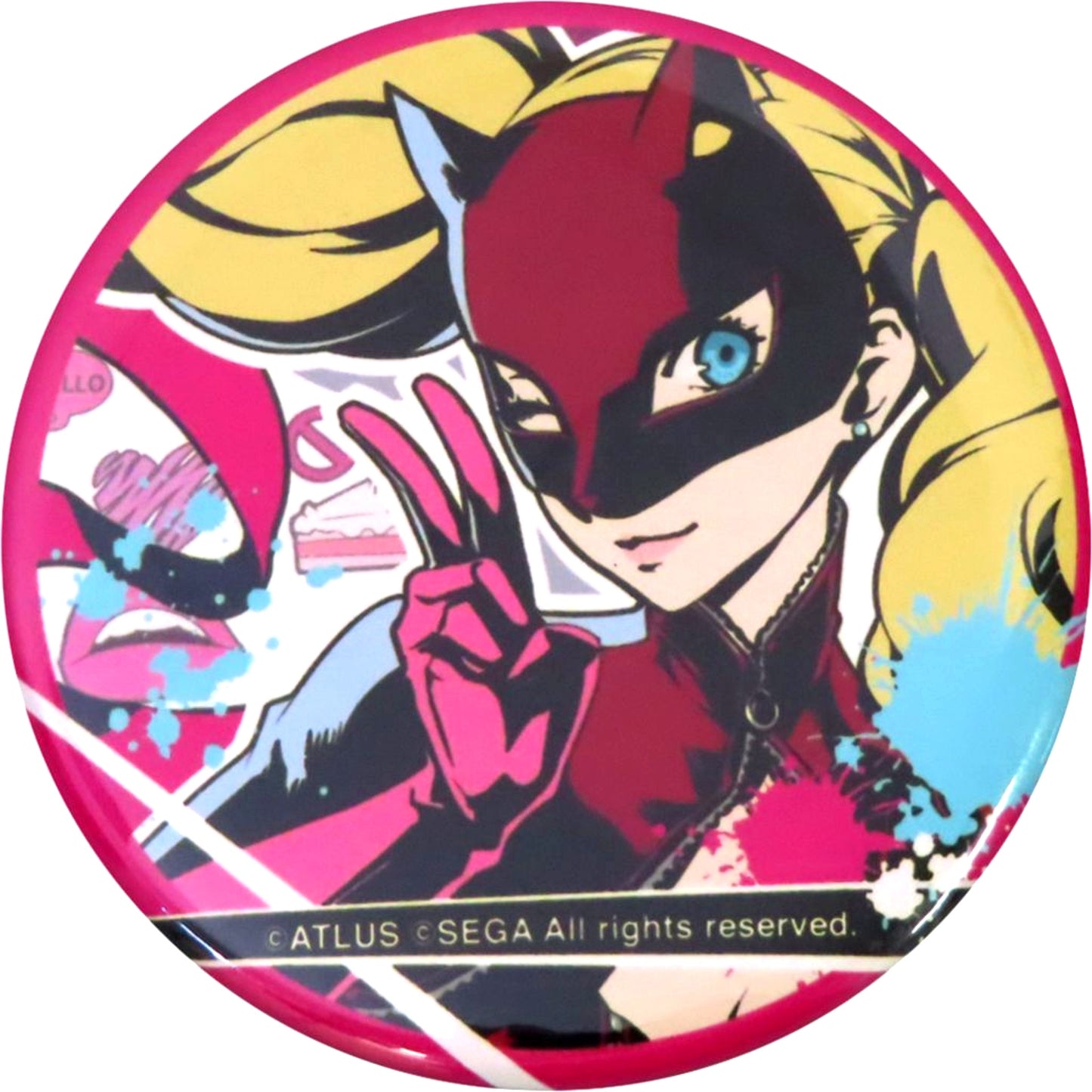 Panther Persona 5 Button All-Out Attack Finish Goro Akechis Magnificent Daily Life Participation Prize [USED]