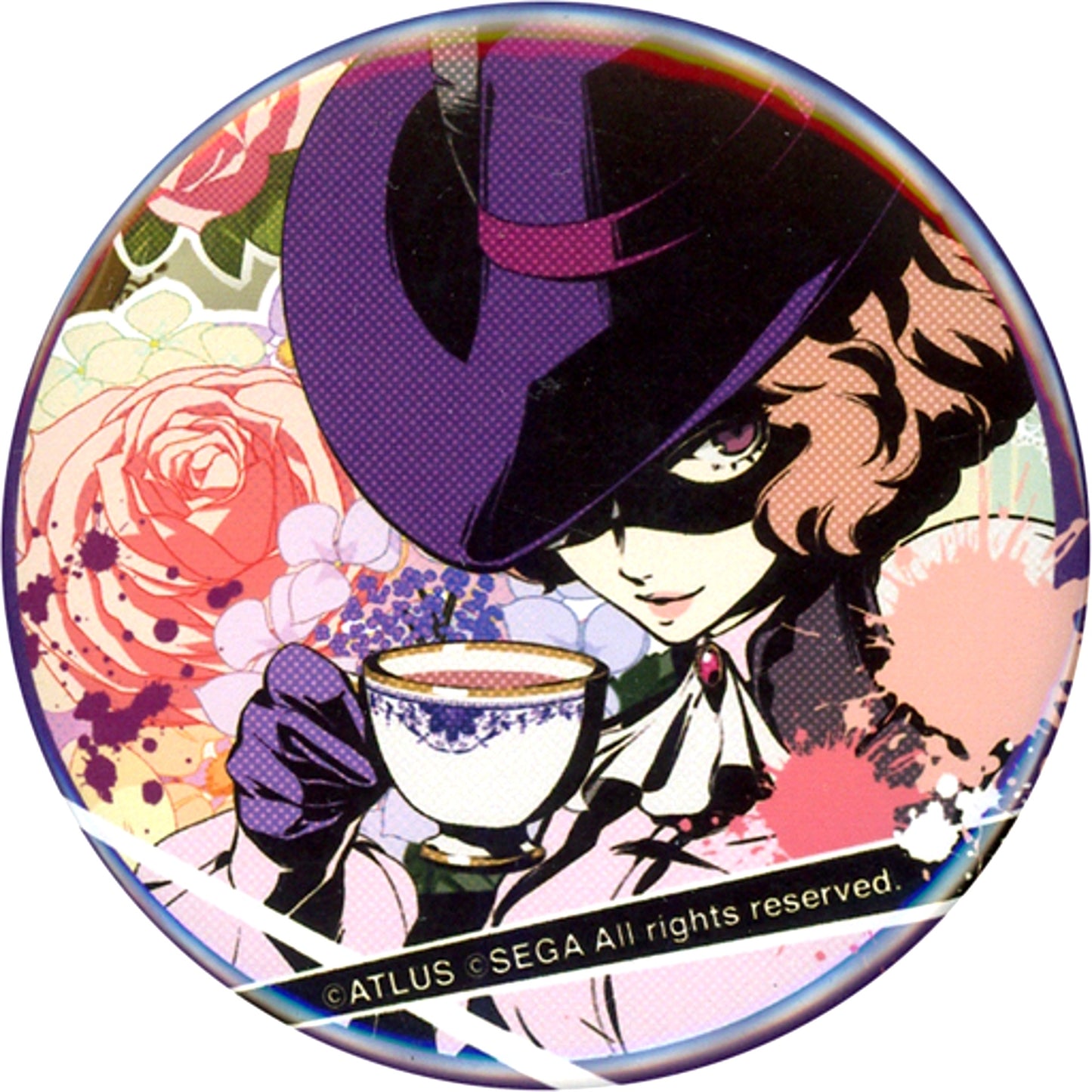 Noir Persona 5 Button All-Out Attack Finish Goro Akechis Magnificent Daily Life Participation Prize [USED]