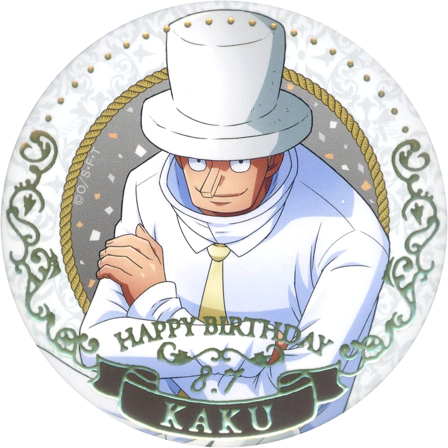 Kak One Piece Birthday Jewelry Tin Badge August 2023 [USED]