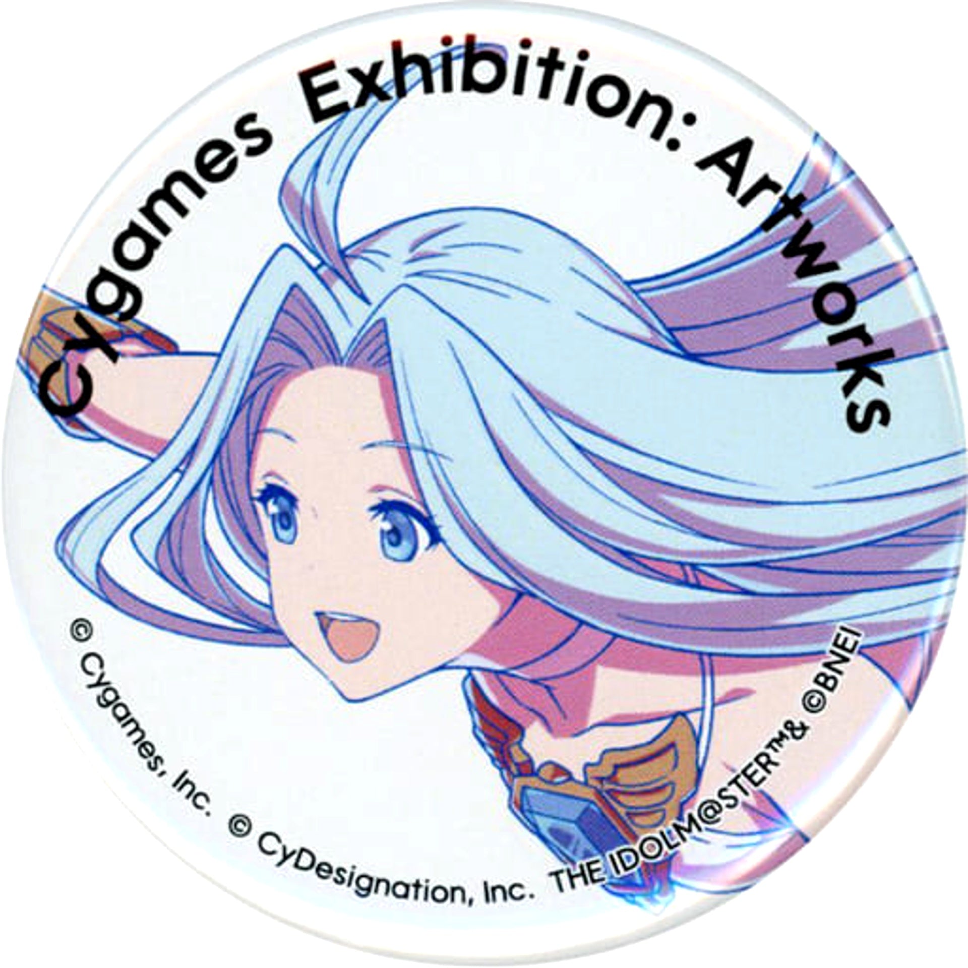 Granblue Fantasy Lyria Trading Can Badge Cygames Exhibition Artworks Exclusive Buttons [USED]