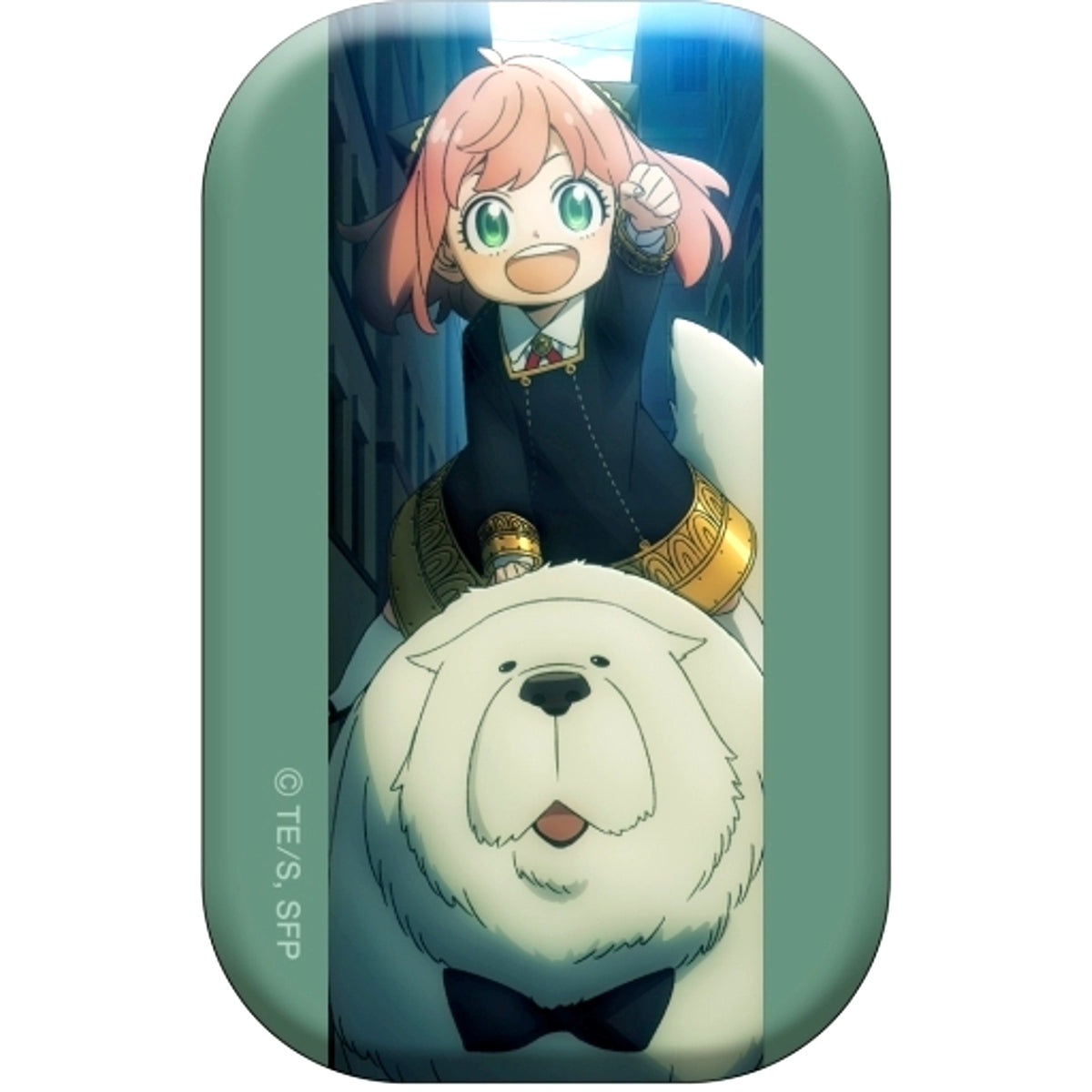 Anya & Bond Cool Ver. Spy x Family Teaser Visual Square Button [USED]