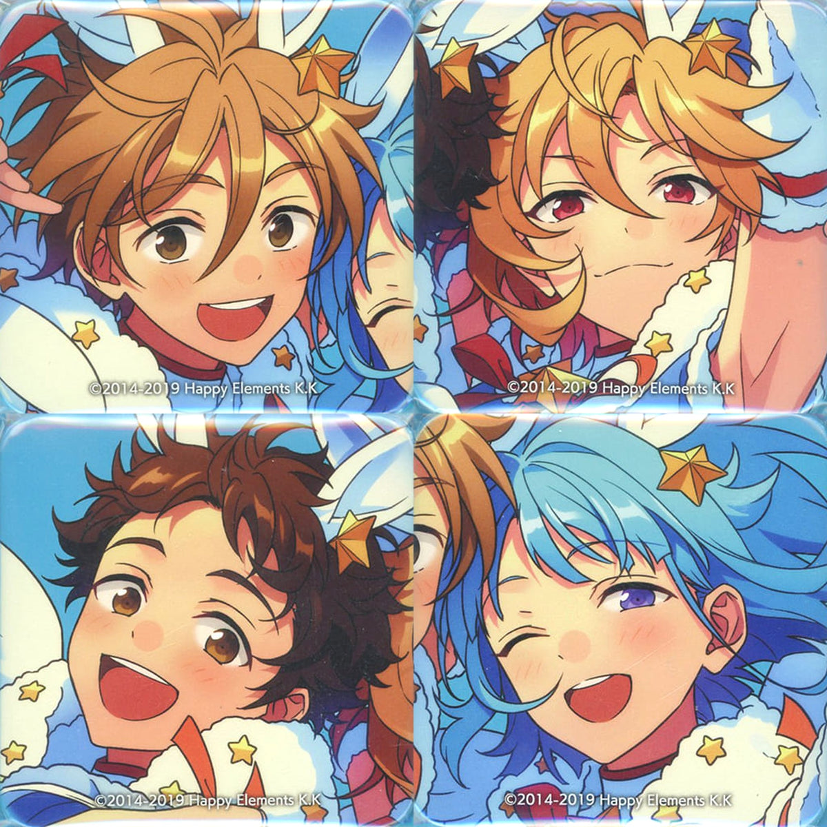 Ensemble Stars!! Ra*bits Idol Square Can Badge Set animate ES!! Store Limited Cd Album Series Trip Ra*Bits Paid Benefits Buttons [USED]