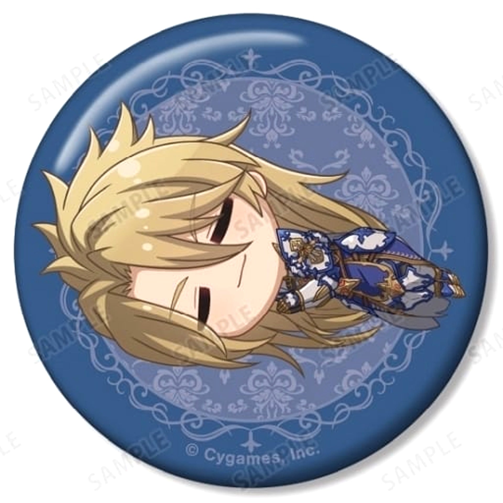 Granblue Fantasy Aglovale Chibikoro Trading Can Badge Buttons [USED]