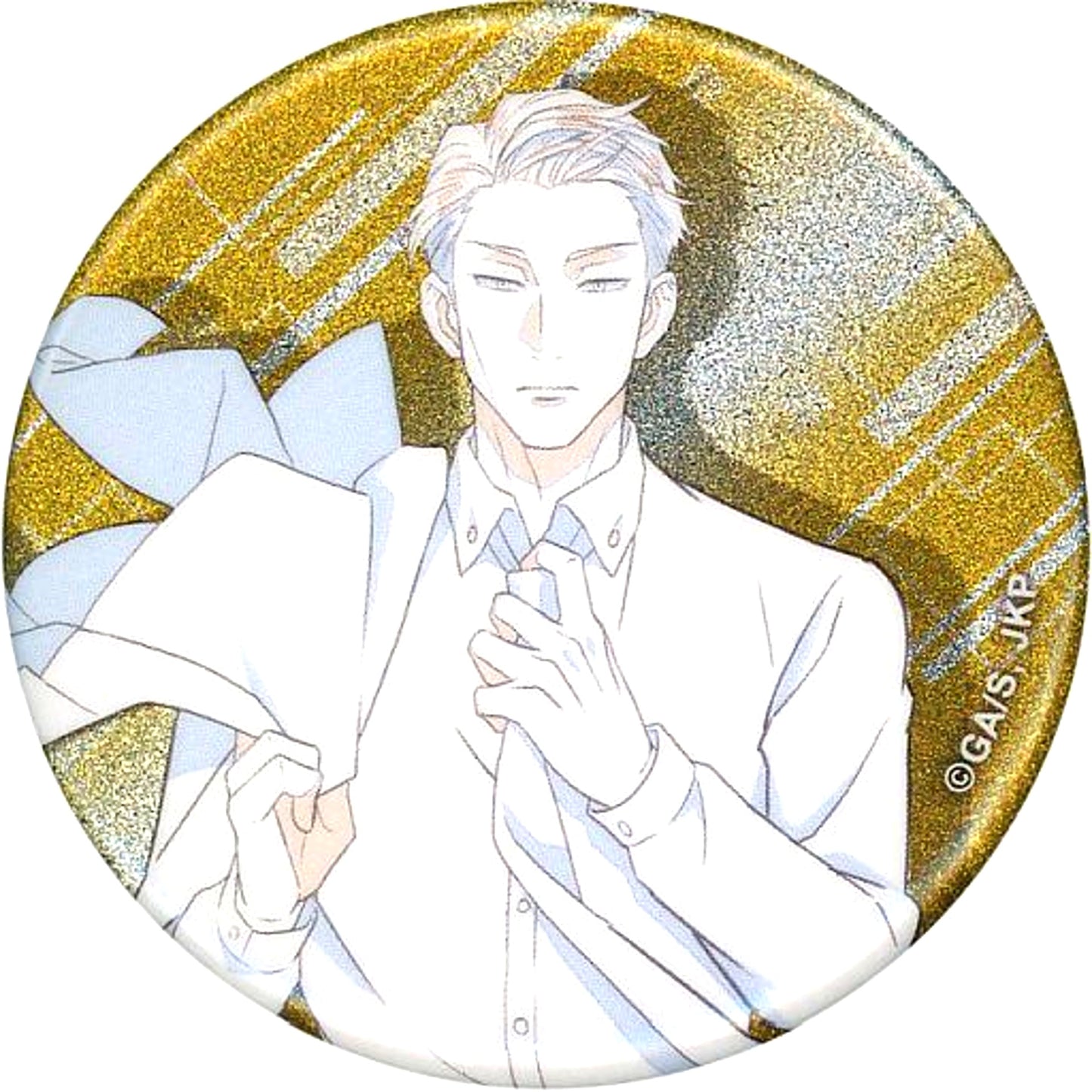 Kento Nanami Glitter Jujutsu Kaisen Trading Button Stand Up!! Foil Stamped Line Art Glitter Ver. PLAZA in Loft [USED]