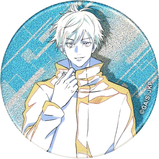 Satoru Gojo Glitter Jujutsu Kaisen Trading Button Stand Up!! Foil Stamped Line Art Glitter Ver. PLAZA in Loft [USED]