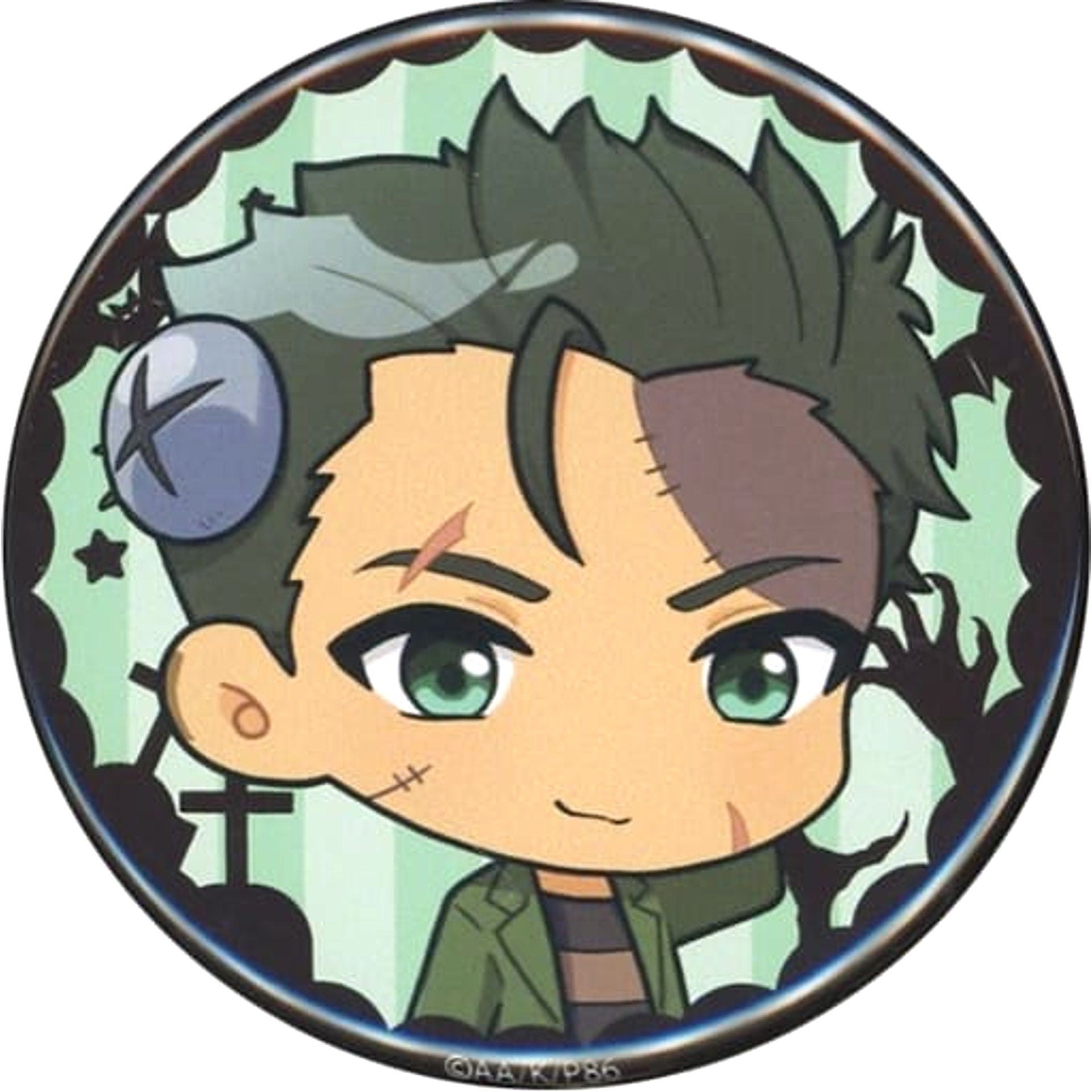 86 Raiden Shuga Trading Mini Character Can Badge Pop Up Shop in Ikebukuro Sunshine City TLC RECORDS Exclusive Buttons [USED]
