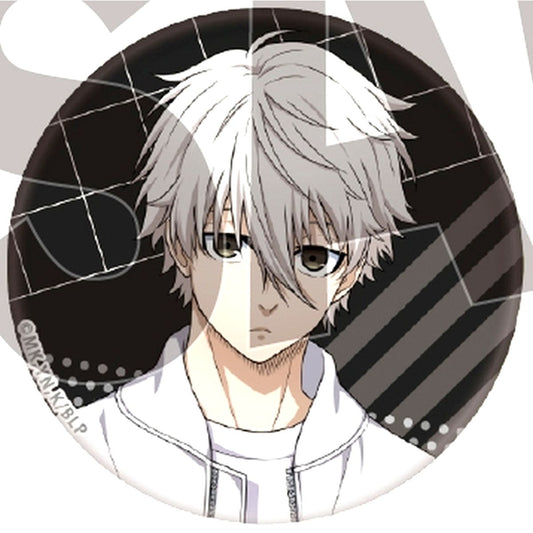 Seishiro Nagi Blue Lock x ROUND1 Trading Illustration Holographic Button [USED]