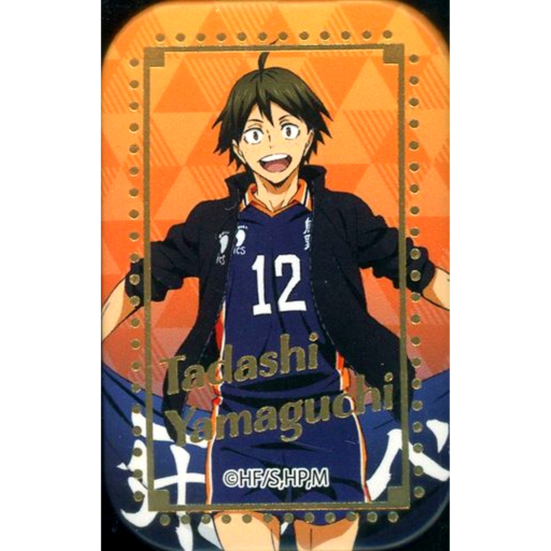 Tadashi Yamaguchi Haikyu Square Button Banner Illustration A [USED]