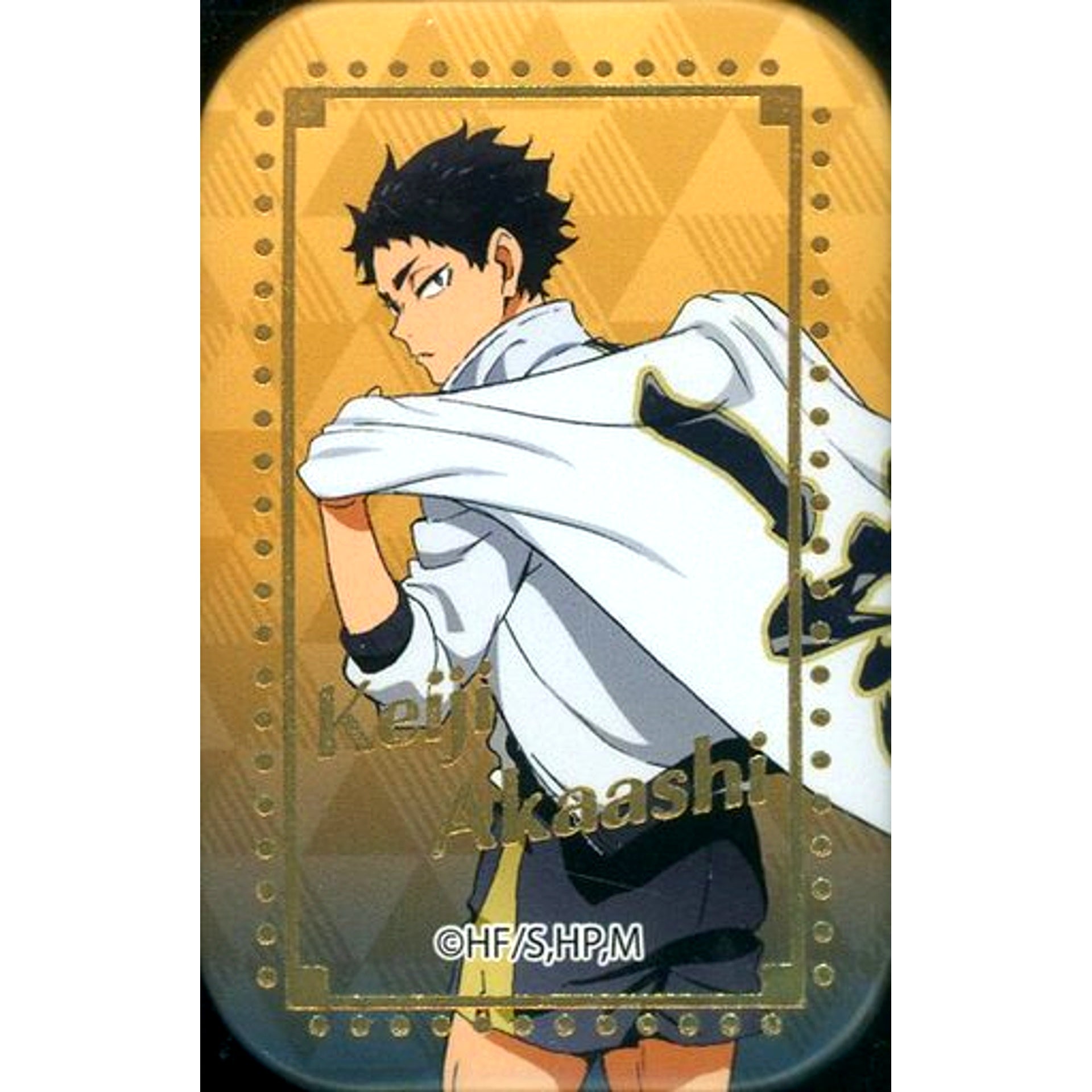 Keiji Akaashi Haikyu!! Square Button Banner Illustration A [USED]
