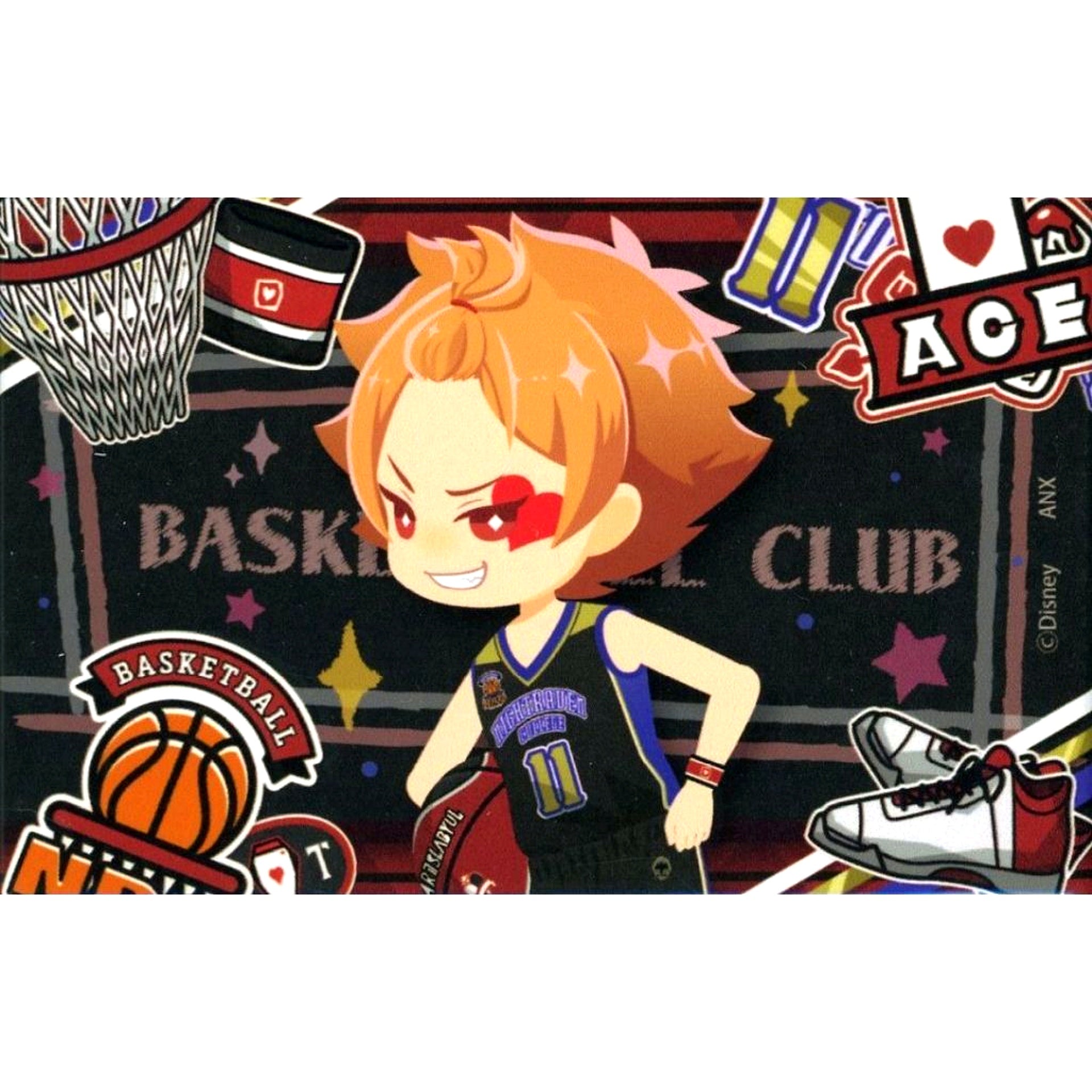 Ace Trappola Disney Twisted Wonderland Frame Button Club Wear Ver. Basketball Club [USED]