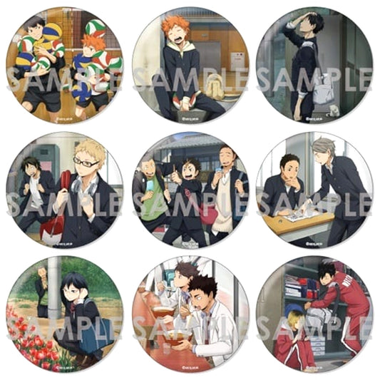 Tobio Kageyama & Others Haikyu!! All 9 Types Set Trading Big Button After School Rotation [USED]