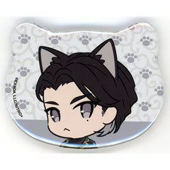 Touken Ranbu ONLINE Inaba Gou Touneko Danshi Nekomimi Can Badge Collection Part 2 Pop Up Store Touneko Danshi Limited Buttons [USED]