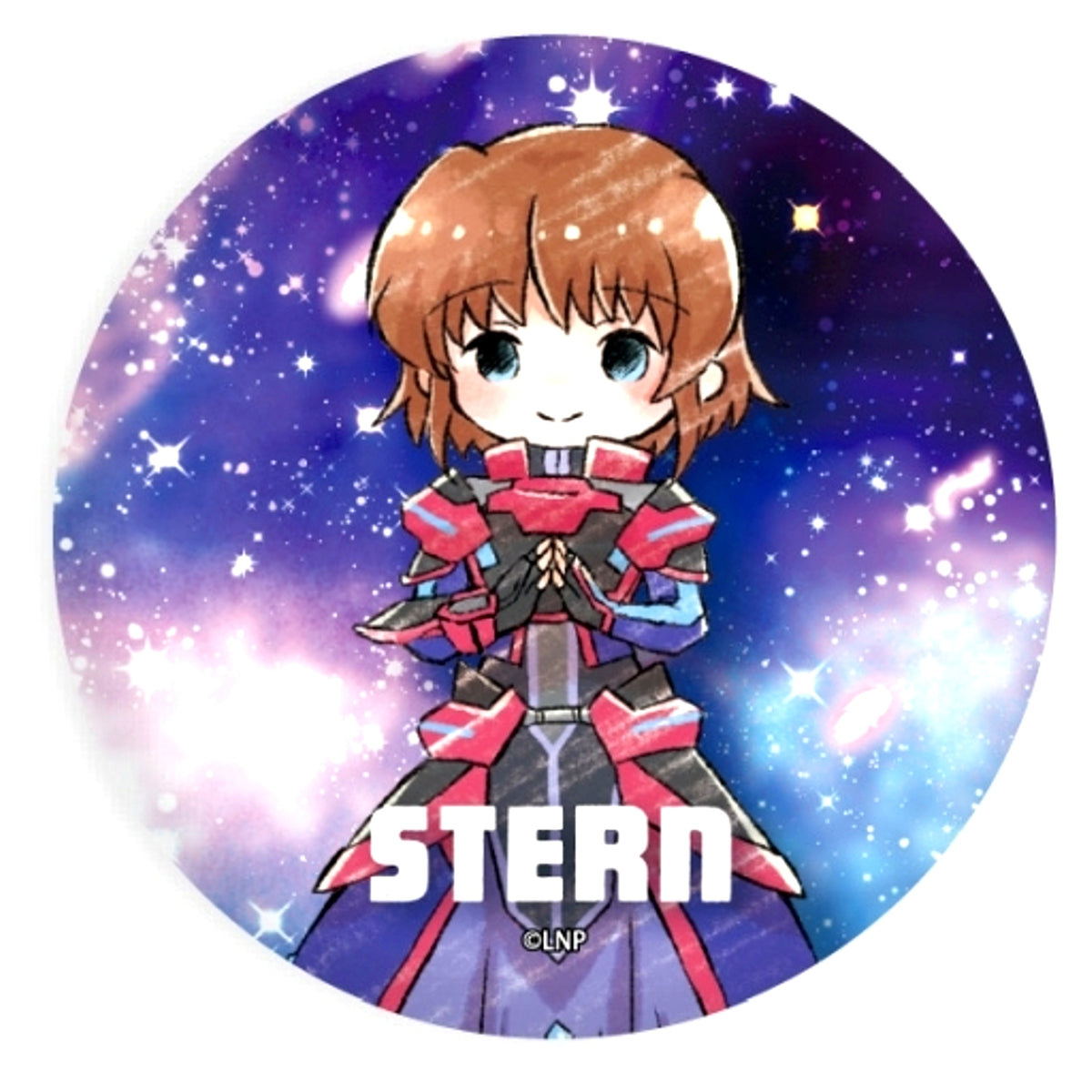 Stern Starks Magical Girl Lyrical Nanoha Button No. 20 Graph Art [USED]