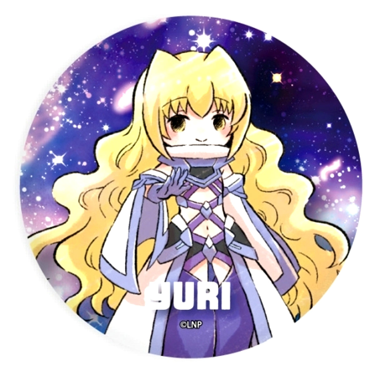 Yuri Eberwein Magical Girl Lyrical Nanoha Button No. 20 Graph Art [USED]