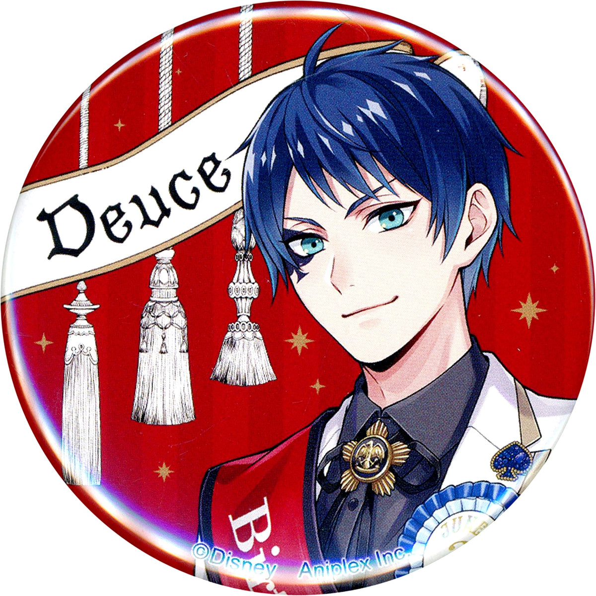 Deuce Spade Omekashi Birthday Ver. Disney Twisted-Wonderland Premium Birthday 2023 POP UP SHOP in Animate Button Collection [USED]