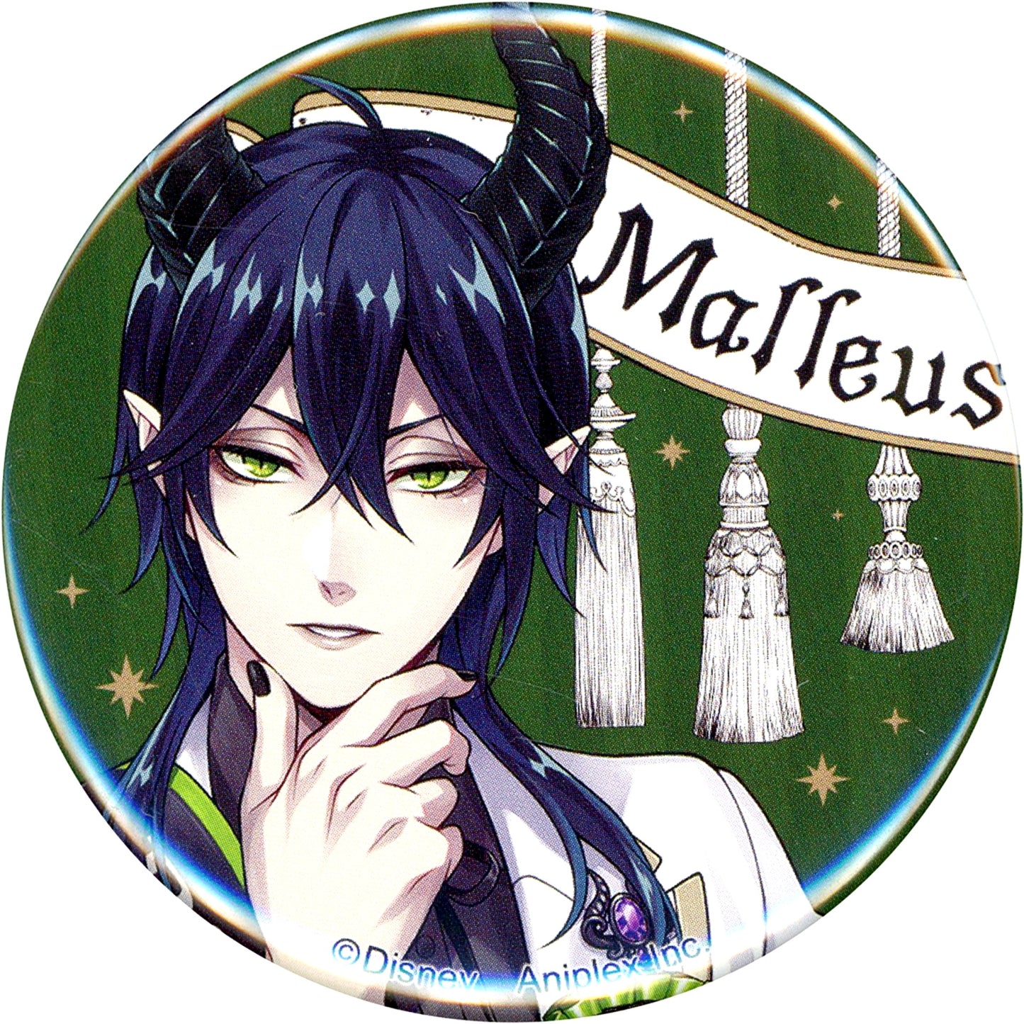 Malleus Draconia Disney Twisted Wonderland Button Collection Omekashi Birthday Ver. Premium Birthday 2023 POP UP SHOP in Animate [USED]