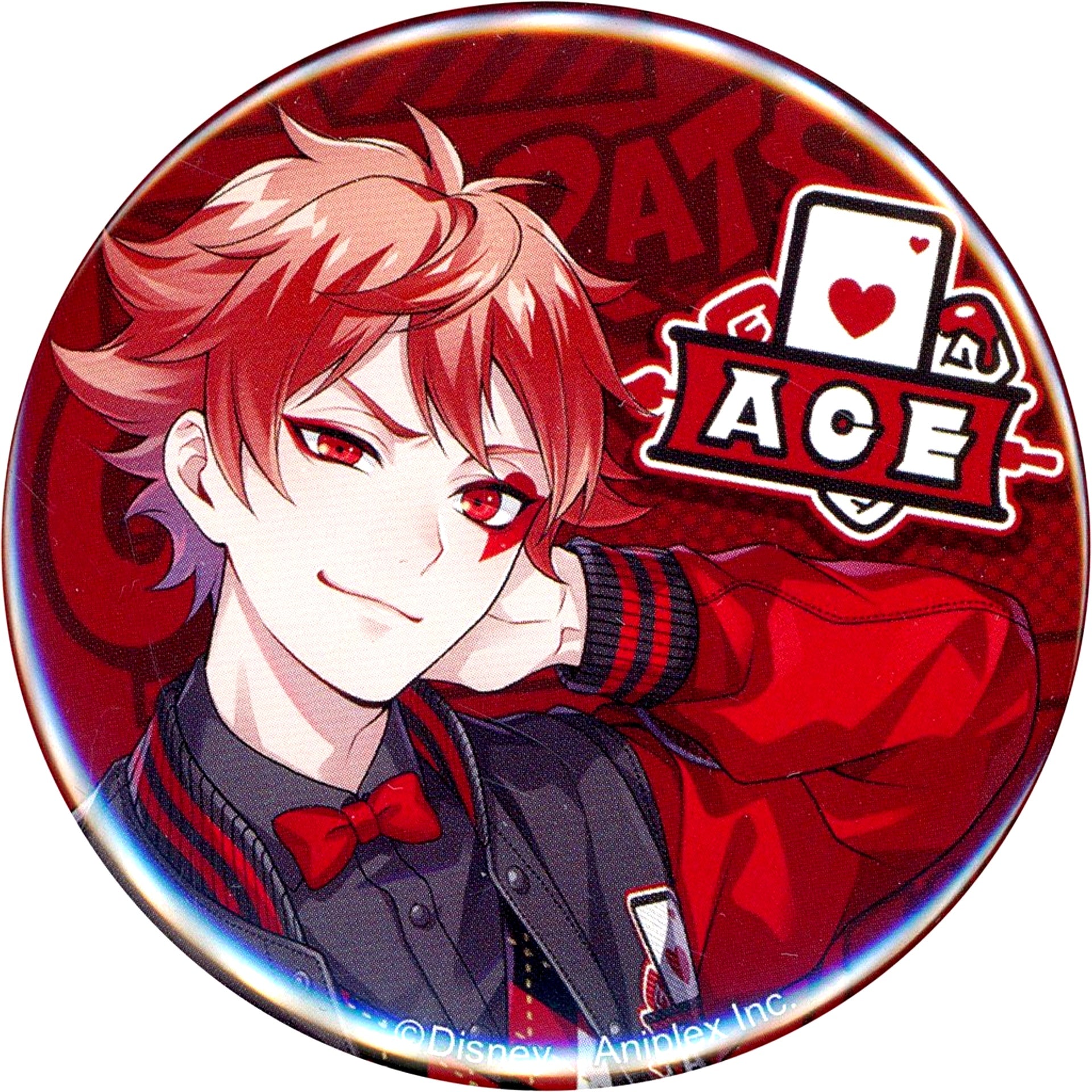 Ace Trappola Disney Twisted Wonderland Button Collection Union Birthday Ver. Premium Birthday 2023 POP UP SHOP in Animate [USED]