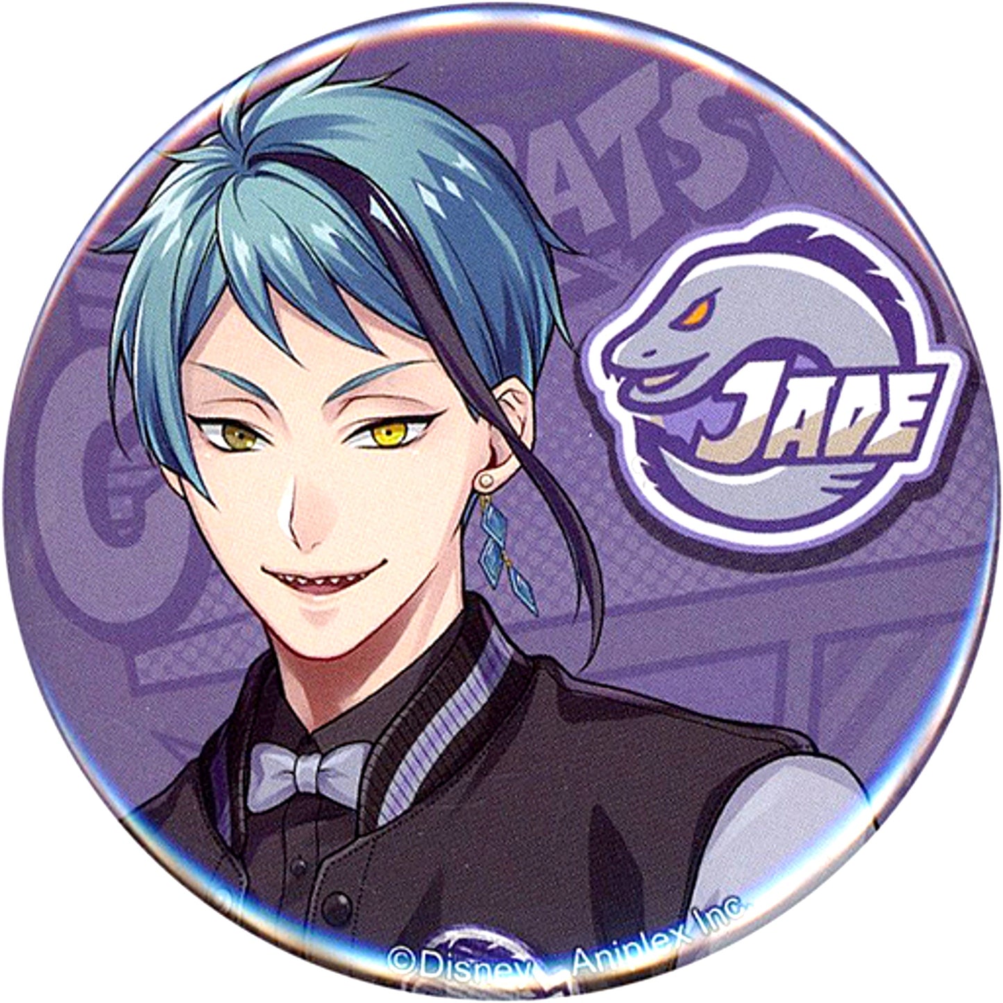 Jade Leech Disney Twisted Wonderland Button Collection Union Birthday Ver. Premium Birthday 2023 POP UP SHOP in Animate [USED]