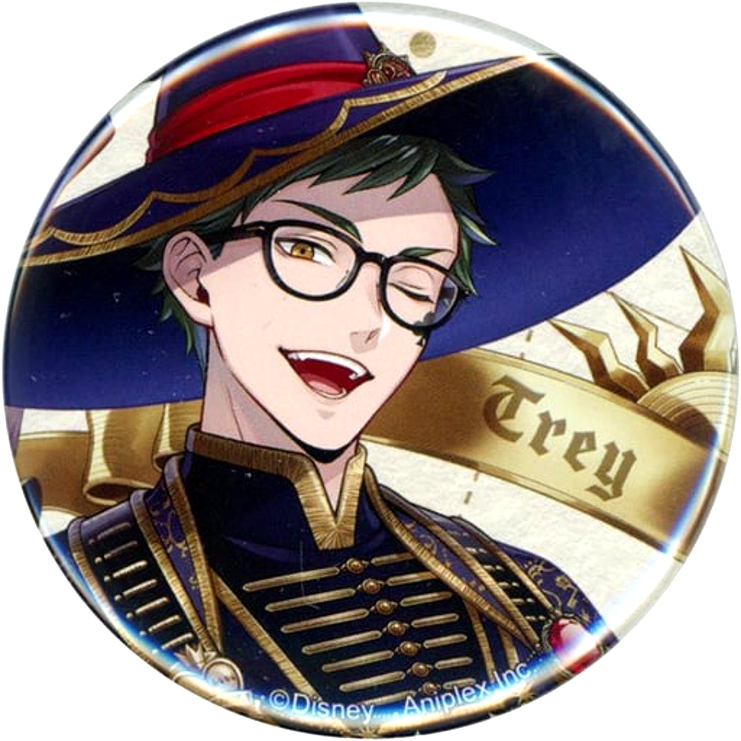 Trey Clover Disney Twisted Wonderland Button Collection Bloom Birthday Ver. Premium Birthday 2023 POP UP SHOP in Animate [USED]